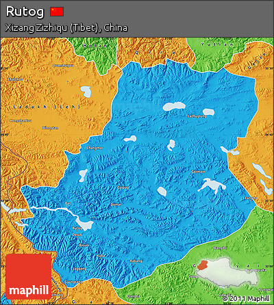 Political Map of Rutog