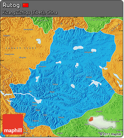 Political Map of Rutog