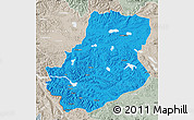 Political Map of Rutog, lighten, semi-desaturated