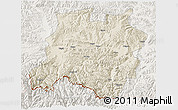 Shaded Relief 3D Map of Tingri, lighten