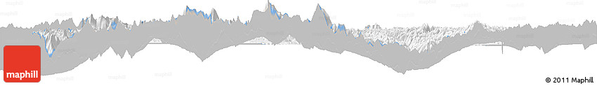 Gray Horizon Map of Tingri, single color outside
