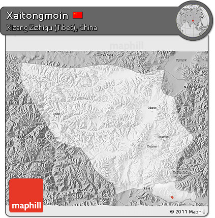 Gray 3D Map of Xaitongmoin