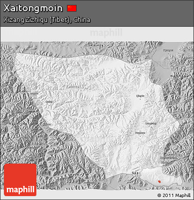 Gray 3D Map of Xaitongmoin