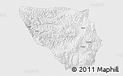 Physical 3D Map of Xaitongmoin, single color outside