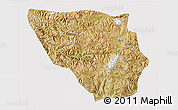 Satellite 3D Map of Xaitongmoin, cropped outside