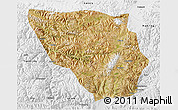 Satellite 3D Map of Xaitongmoin, physical outside