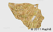 Satellite 3D Map of Xaitongmoin, single color outside