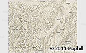 Shaded Relief 3D Map of Xaitongmoin