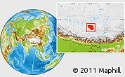 Physical Location Map of Xaitongmoin