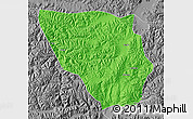Political Map of Xaitongmoin, desaturated