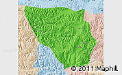 Political Map of Xaitongmoin, lighten