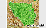 Political Map of Xaitongmoin, satellite outside