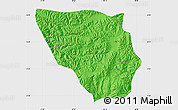 Political Map of Xaitongmoin, single color outside