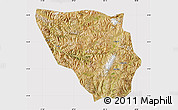 Satellite Map of Xaitongmoin, cropped outside