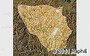Satellite Map of Xaitongmoin, darken