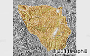 Satellite Map of Xaitongmoin, desaturated