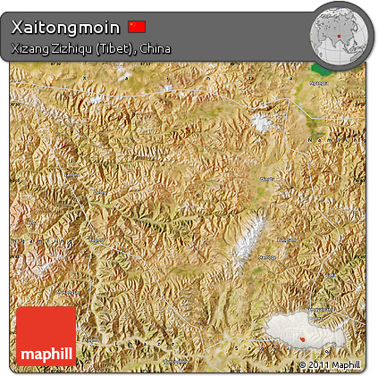 Satellite Map of Xaitongmoin
