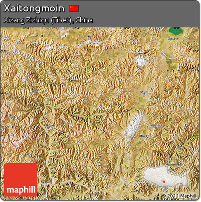 Satellite Map of Xaitongmoin