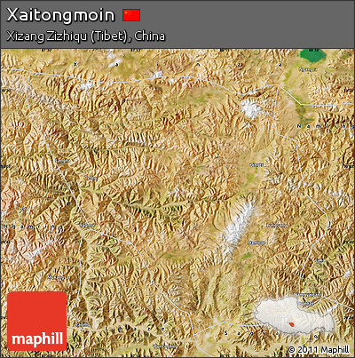 Satellite Map of Xaitongmoin