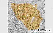 Satellite Map of Xaitongmoin, lighten, desaturated