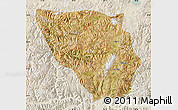 Satellite Map of Xaitongmoin, lighten