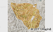 Satellite Map of Xaitongmoin, lighten, semi-desaturated