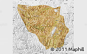 Satellite Map of Xaitongmoin, physical outside