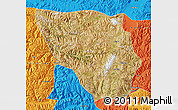 Satellite Map of Xaitongmoin, political outside