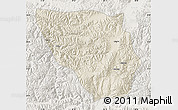 Shaded Relief Map of Xaitongmoin, lighten