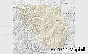 Shaded Relief Map of Xaitongmoin, physical outside