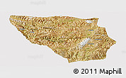 Satellite Panoramic Map of Xaitongmoin, cropped outside