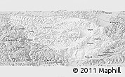 Silver Style Panoramic Map of Xaitongmoin