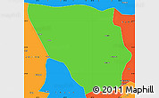 Political Simple Map of Xaitongmoin