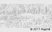 Physical 3D Map of Xigaze, lighten