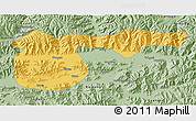 Savanna Style 3D Map of Xigaze