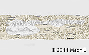 Classic Style Panoramic Map of Xigaze