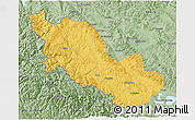 Savanna Style 3D Map of Zanda