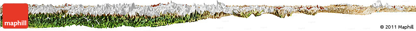 Satellite Horizon Map of Zanda Satellite Horizon Map of Zanda