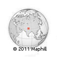 Outline Map of Zanda