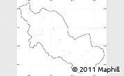 Blank Simple Map of Zanda, cropped outside, no labels