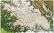 Shaded Relief 3D Map of Zayu, satellite outside