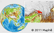Physical Location Map of Zayu
