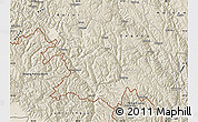 Shaded Relief Map of Zayu