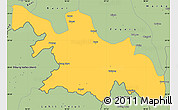 Savanna Style Simple Map of Zayu