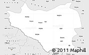 Silver Style Simple Map of Zhongba