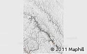 Physical 3D Map of Zogang, lighten