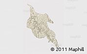 Shaded Relief 3D Map of Zogang, cropped outside