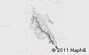 Physical Map of Zogang, cropped outside