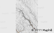 Physical Map of Zogang, lighten
