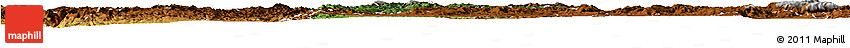 Satellite Horizon Map of Anning, physical outside